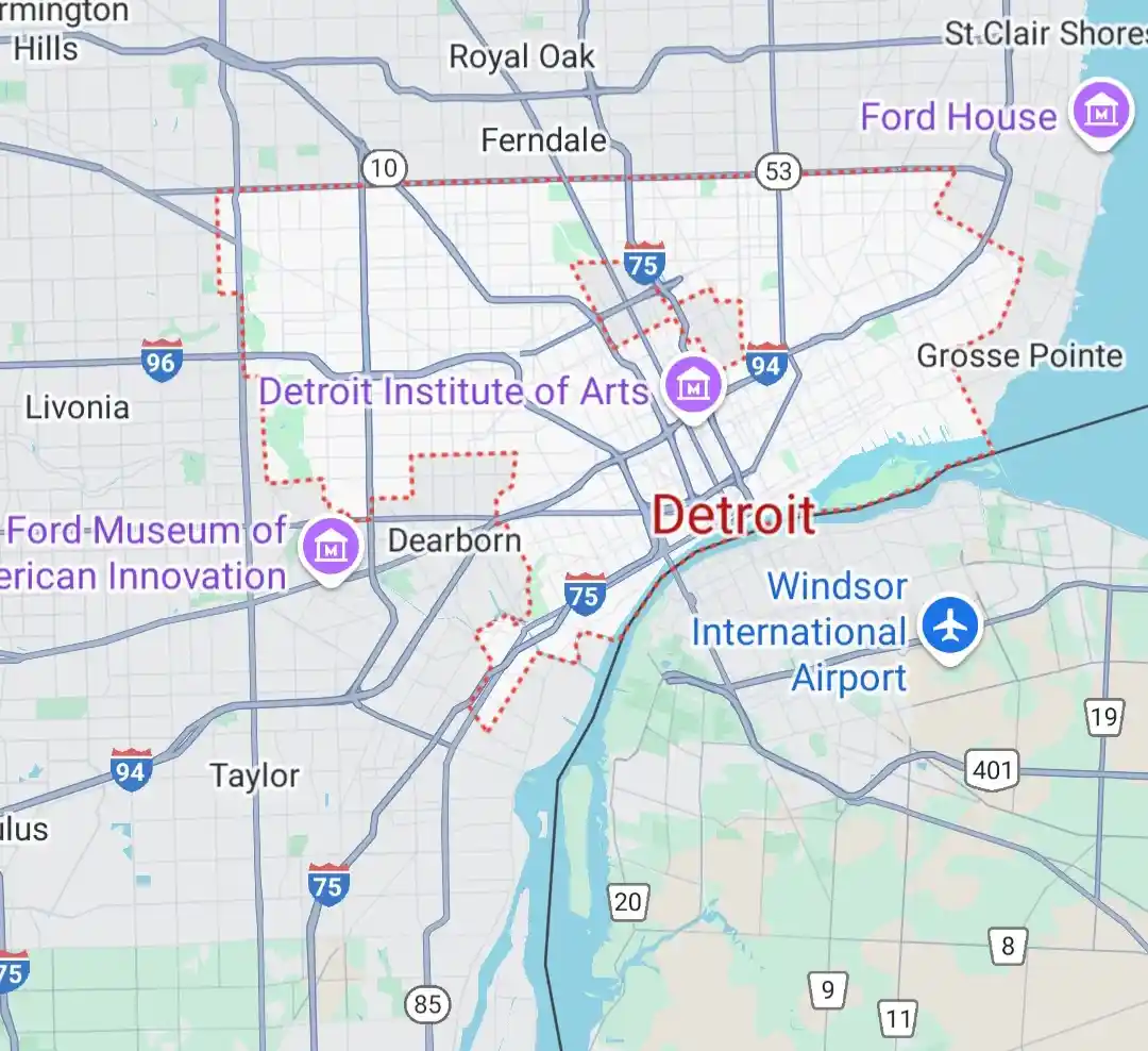 Did you know South Detroit is actually part of Canada?