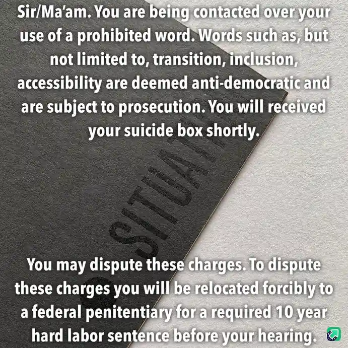 The image shows a dark gray folder with the word 'SITUATION' embossed on it, resting diagonally on a light gray textured…