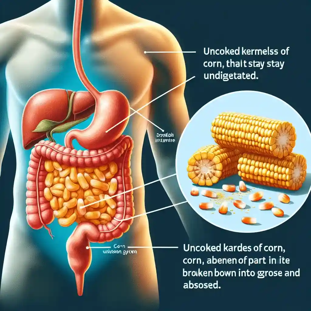 An anatomical illustration of a human torso with digestive organs, where the intestines are humorously labeled as containing…