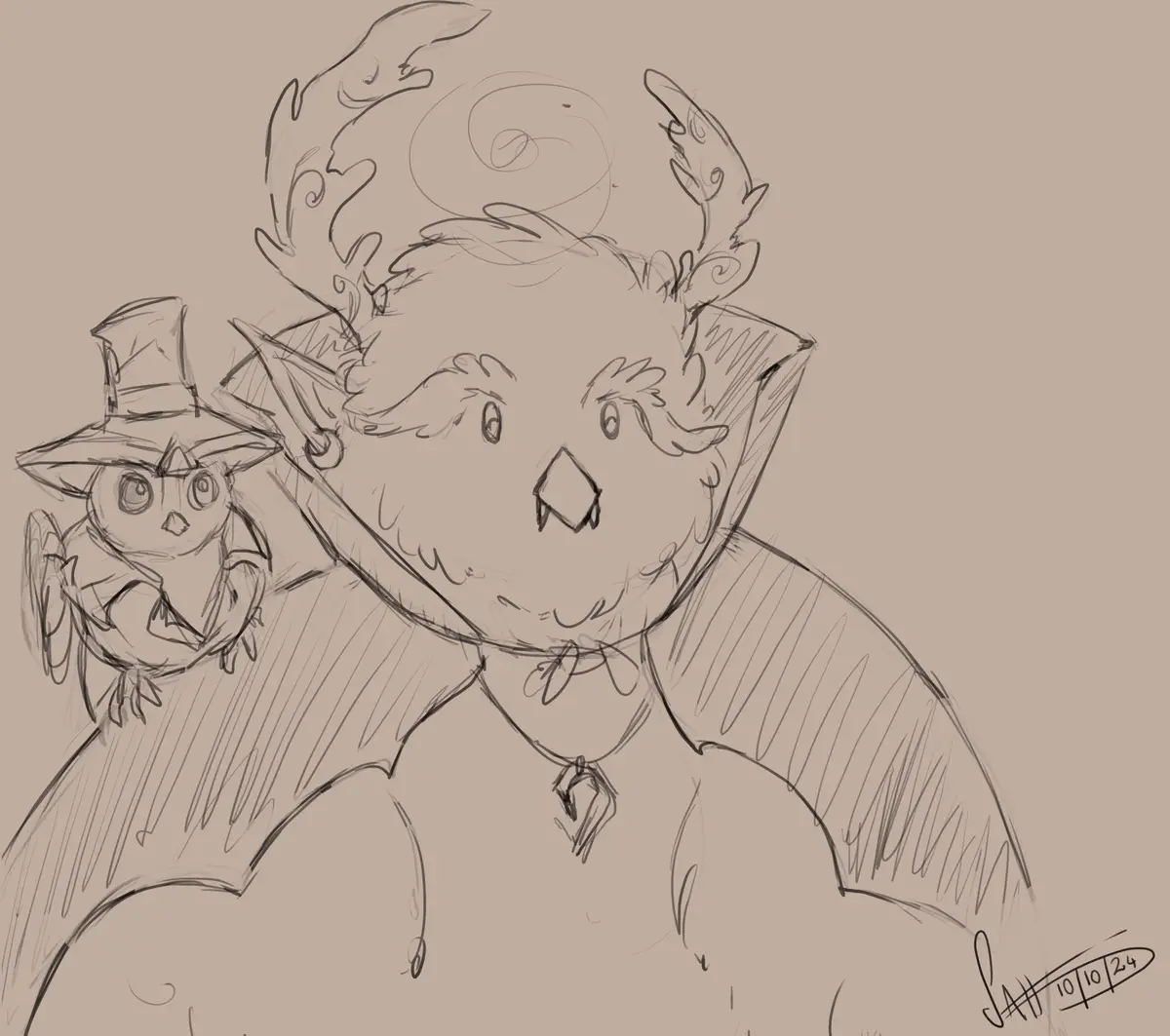 Drawlloween Challenge #2: The Vampire Edition