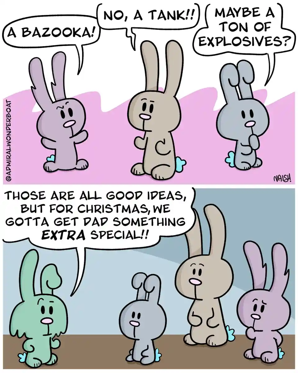 Bad Bunnies Celebrate Christmas: Original Content