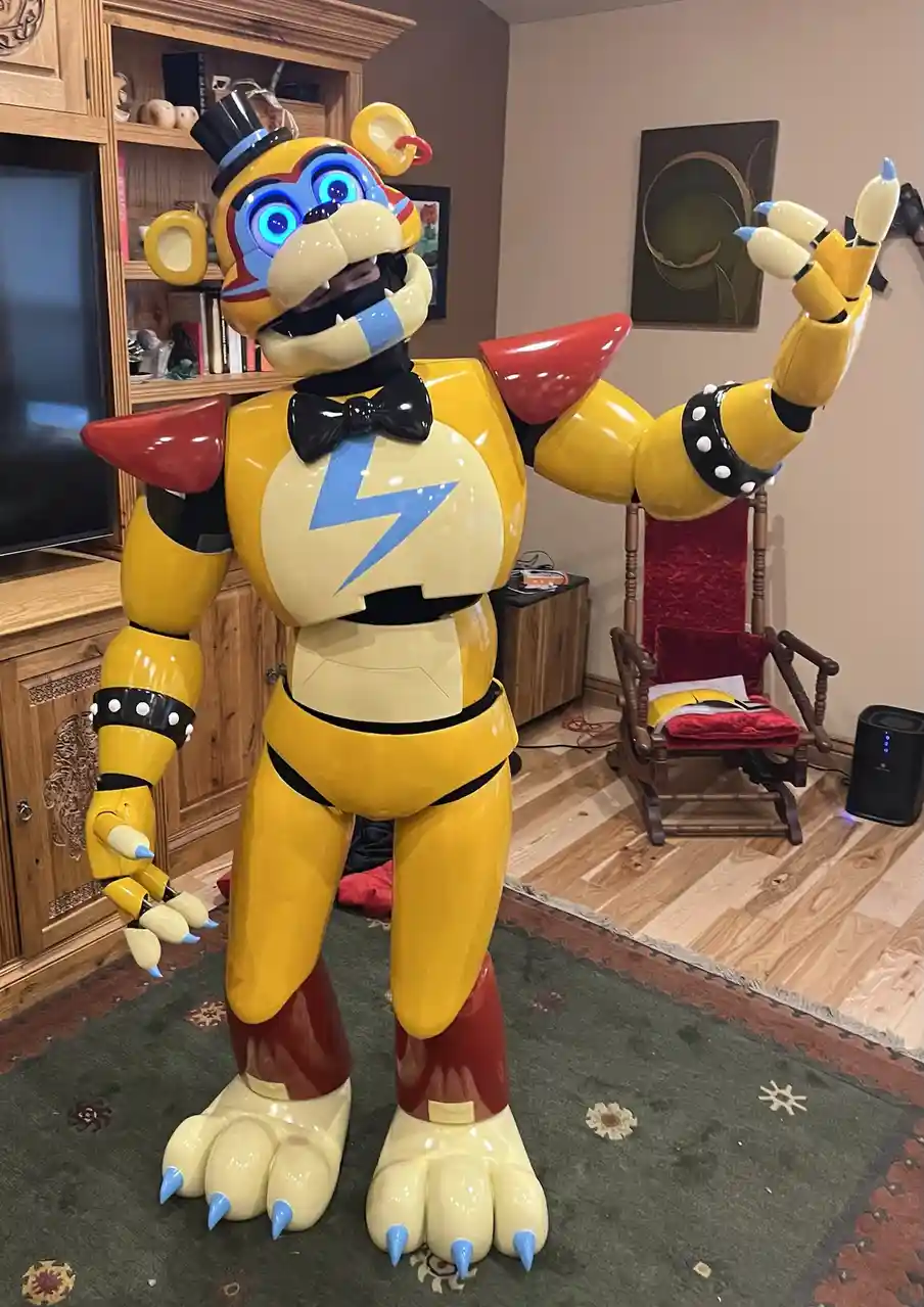 Check Out This Adorable Glamrock Freddy Costume for My Kid!