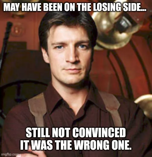 I'll never change my mind on this.