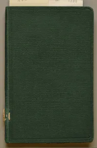 a plain dark green book with a textured cover and a gold zipper on the left side, overlaid with the text 'the book of the…