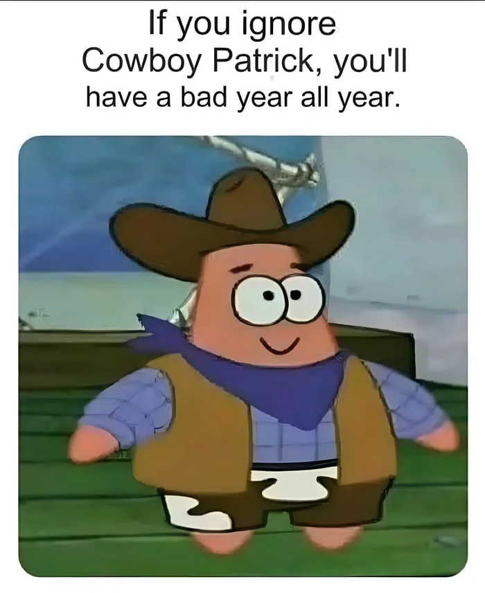 Cowboy Patrick rides in to save the day!