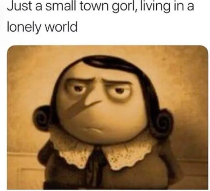 The image shows a close-up of the animated character Wednesday Addams from 'The Addams Family,' with her signature dark…